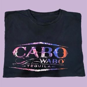 Men’s Cabo Wabo Tequila Black Tee Size L